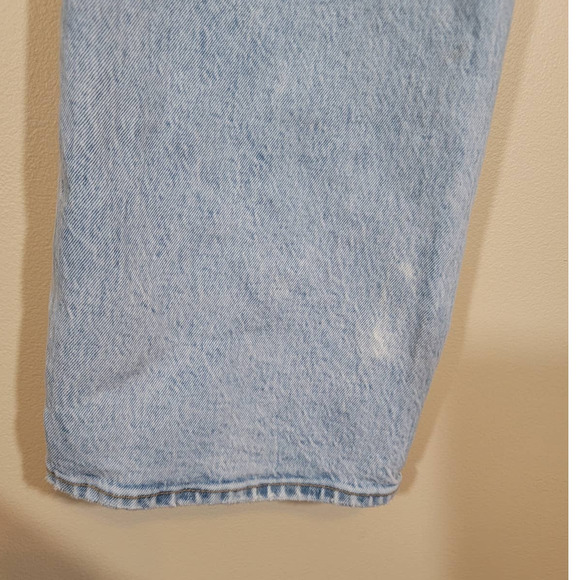 Abercrombie & Fitch the 90s Straight Ultra High Rise Relaxed Jeans Blue SZ 29/8 - Picture 4 of 6